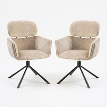 Product image of SHINA FURNITURE 2 ცალი სავარძელი 360° ბრუნვადი