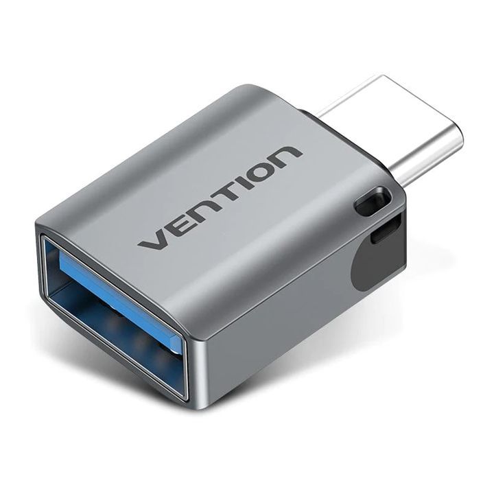 vention-cdqh0-usb-c-male-to-usb-30-female-otg-adapter-gray-aluminum-alloy-type