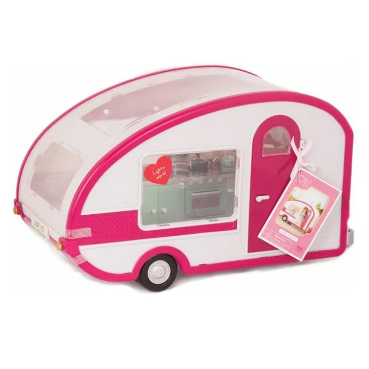LORI RV CAMPER FOR 6" DOLL სათამაშო მანქანა თოჯინებისთვის Extra.ge