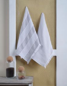 Product image of Manamo  Lots  სამზარეულოს პირსახოცი ბამბის ნაცრისფერი ჟაკარის 50x70 სმ (2ც)