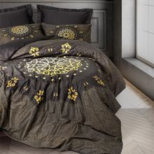 Product image of Cotton Box  Palace Satin Double Duvet Cover Set Togay Anthracite ორსაწოლიანი სატინის თეთრეულის ნაკრები