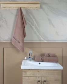 Product image of პირსახოცი - ELAIN EMBROIDERED FACE TOWEL BLUSH 50x85