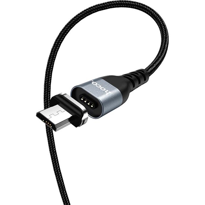 hoco-cable-u96-traveller-magnetic-charging-data-cable-for-microblack