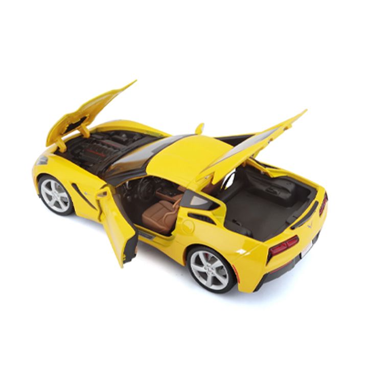 bburago-2014-corvette-stingray-gialla-sakoleqtsio-manqana-photo-2