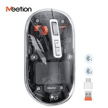 Product image of MeeTion BTM005 2.4G+Bluetooth Office Mouse Black მაუსი