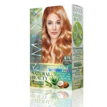 Product image of MAXX DELUXE NATURAL BEAUTY თმის საღებავი უამიაკო 8.73