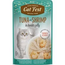 Product image of PETFEST Tuna with shrimp 70გრ სნექი კატისთვის
