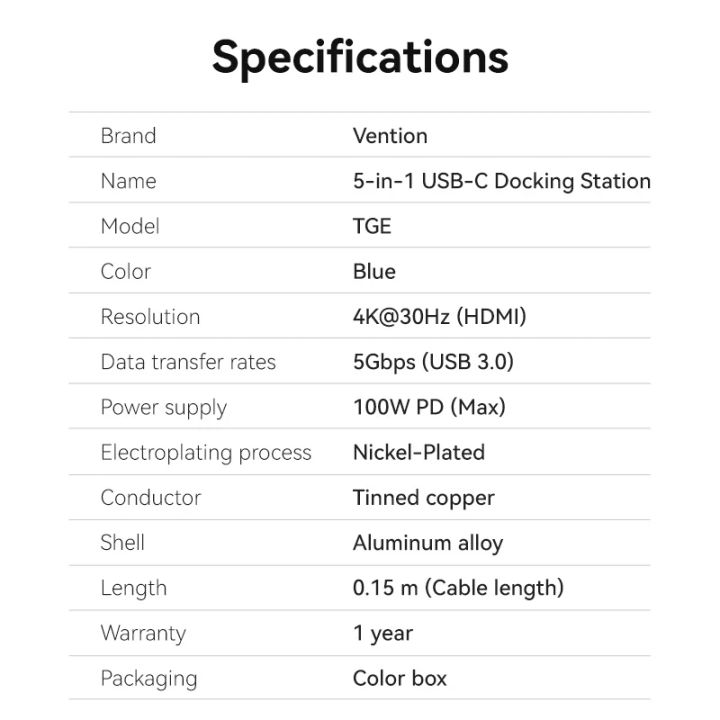 vention-tgesb-usb-c-to-hdmiusb-30-x-3pd-docking-station-015m-blue-aluminum-alloy-type-usb-habi-photo-4