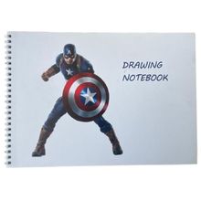Product image of სახატავი რვეული ზამბარით A4 Capitan America