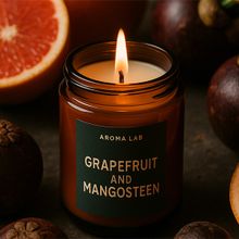 Product image of AROMA LAB Grapefruit and Mangosteen სურნელოვანი სანთელი