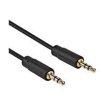 Product image of HAVIT 3.5m to 3.5m AUX კაბელი შავი (5მ) (3332)