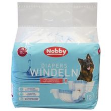 Product image of NOBBY ჰიგიენური საფენი მდედრი ძაღლებისათვის 12ც