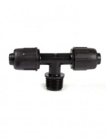 Product image of 90° სამკაპა/გადამყვანი გარე ხრახნით (მრავალწლიანი მილებისთვის) 20 × ½'' × 20 - IE81620M0N20B