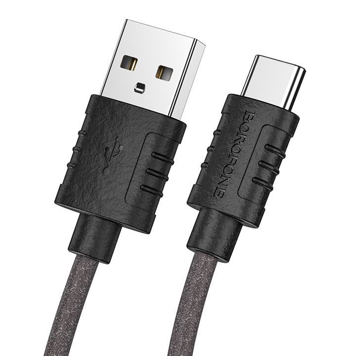 borofone-cable-bx52-airy-silicone-charging-data-cable-for-type-cblack-photo-2