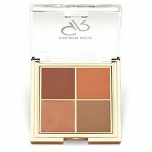 Product image of GOLDEN ROSE QUATTRO EYESHADOW PALETTE 05 (RED BRICK) თვალის ჩრდილების პალიტრა