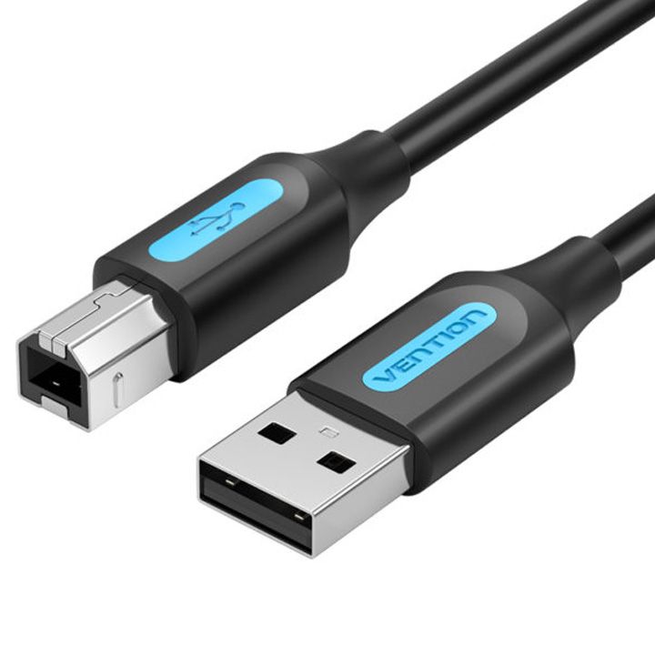 vention-cqubf-usb-20-c-male-to-b-male-2a-cable-1m-black