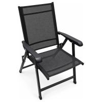 Product image of DOMINO ZT-Y126 შავი ეზოს დასაკეცი სკამი