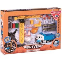Product image of სათამაშო მანქანის კომპლექტი DRIVEN CONSTRUCTION CRANE PLAY SET WH1022Z