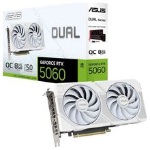 Product image of ASUS DUAL OC GEFORCE RTX 5060 8GB GDDR7 128BIT WHITE ვიდეო დაფა