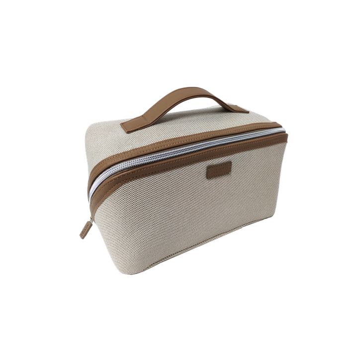 colorblock-series-prism-large-capacity-cosmatic-bag-with-handlebrown-kosmetikis-chanta