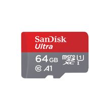Product image of SanDisk 64GB Ultra MicroSD/HC UHS-I Card 100MB/S Class 10 SDSQUNR-064G-GN3MN Micro-SD ბარათი