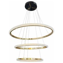 Product image of BELLA MITA C9078-3 BK 132W შავი/ოქროსფერი LED ჭაღი