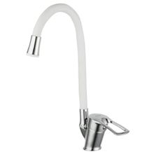 Product image of სამზარეულოს შემრევი სილიკონის ცხვირით FRUD R41055-4 Chrome/White