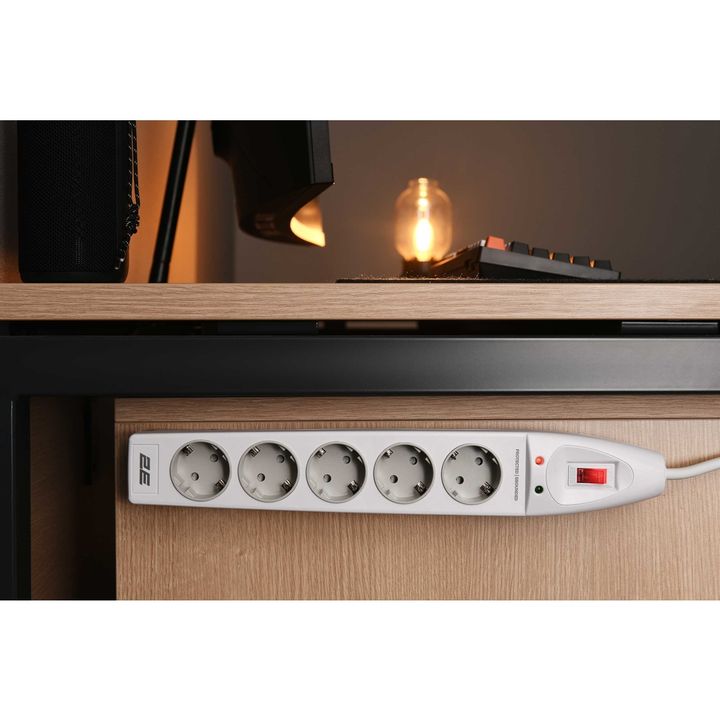 2e-2e-sp515m2wh-5-socket-power-strip-with-surge-protector-sakhlis-damagrdzelebeli-2m-photo-4