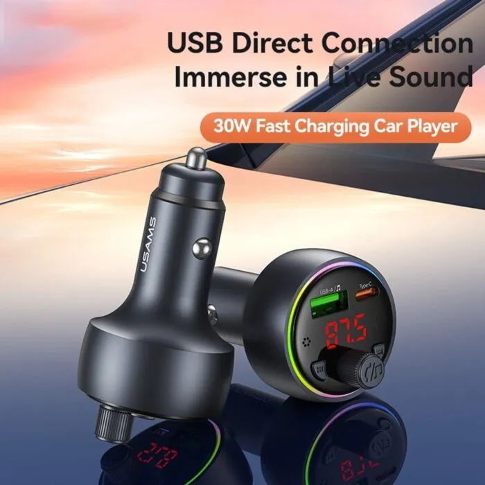 usams-cc328-30w-ac-digital-display-bt-fm-car-charger-fm-modulatori-photo-2