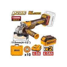 Product image of INGCO CAGLI271532 1000W უნახშირო უსადენო კუთხის სახეხი მანქანა