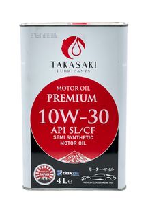 Product image of TAKASAKI 10W-30 ძრავის ზეთი 4 ლ