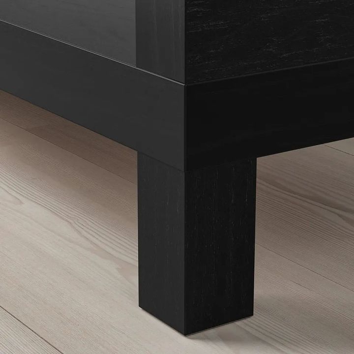 IKEA LACK (204.989.04) BLACK ტელევიზორის მაგიდა