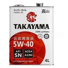 Product image of TAKAYAMA 5W40 API SN/CF A3/B4 4ლ ძრავის ზეთი