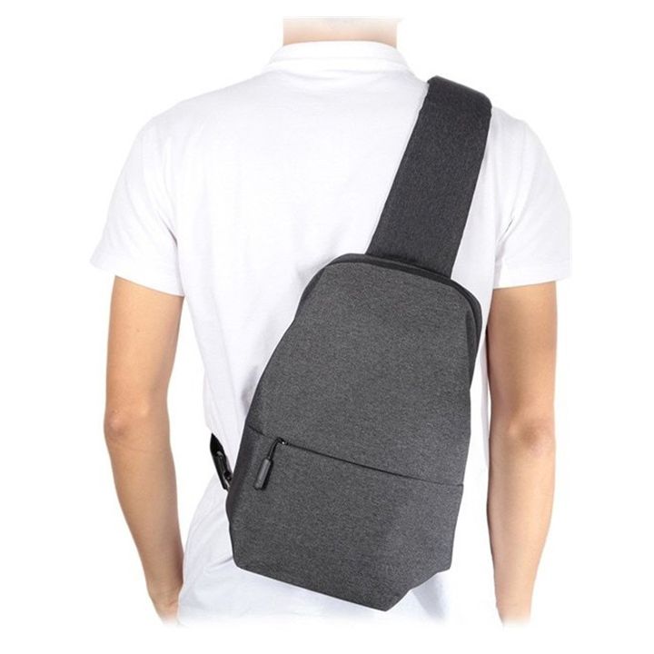 Xiaomi Mi City Sling Bag Dark Grey ნოუთბუქის ჩანთა - Extra.ge - 276048