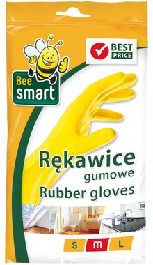 Product image of Bee Smart რეზინის ხელთათმანი M ზომა 1ც