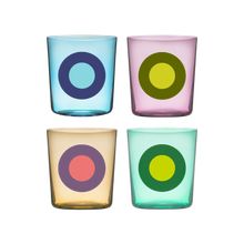 Product image of REMEMBER, მინის ჭიქა, Dots, 4 ცალი