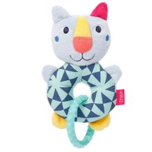 Product image of Fehn Baby Soft ring rattle cat სათამაშო კატა