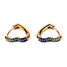 Product image of ტიტანის მოოქროვილი საყურე გულის ფორმით