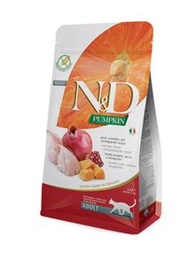 Product image of N&D გოგრა, მწყერი & ბროწეული ზრდასრული 1.5კგ