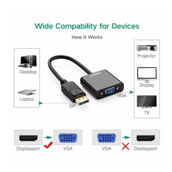 ugreen-dp109-dp-male-to-vga-female-adapteri