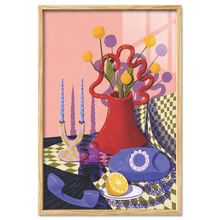 Product image of პოსტერი ჩარჩოთი "Flowers & Phone Calls",  A3