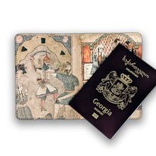 Product image of ჯოვანი მორა საპასპორტე თინათინი ტყავის შემცვლელი ბეჟი