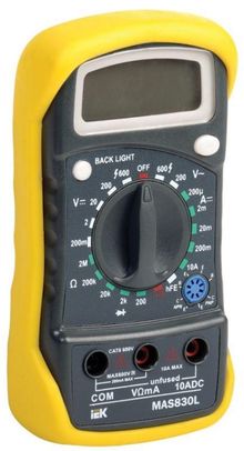 Product image of მულტიმეტრი ციფრული IEK MASTER MAS830L