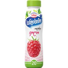 Product image of სანტისიმო დასალევი იოგურტი ჟოლოთი 2.5% 290გრ
