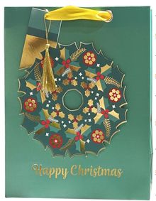 Product image of Merry Christmas Collection 3D Figure Medium Gift Bag სასაჩუქრე ჩანთა