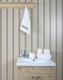 Product image of პირსახოცი - ELAIN EMBROIDERED HAND TOWEL ECRU 30x50