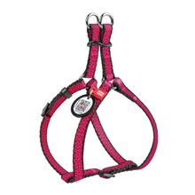 Product image of COLLAR ძაღლის სამკერდე სატარებელი ნეილონის QR პასპორტით - ვარდისფერი ზომა 28-40სმ 10მმ