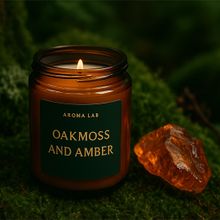 Product image of AROMA LAB Oakmoss and Amber სურნელოვანი სანთელი