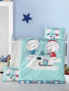 Product image of Victoria Ranforce Baby Bedding Set South Pole საბავშვო თეთრეულის ნაკრები