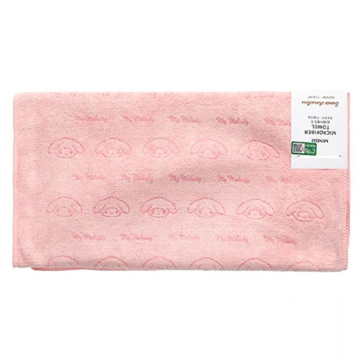 miniso-sanrio-characters-fine-fiber-kids-towels-2ts-pirsakhotsi